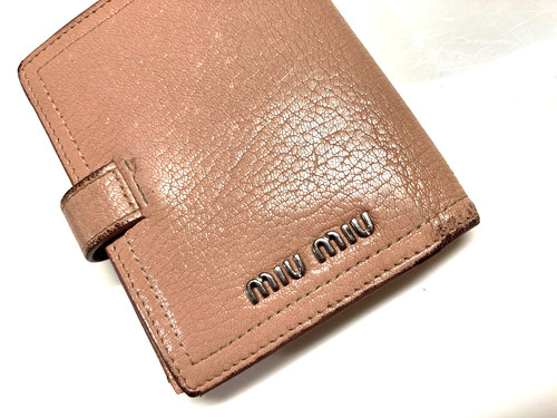 Portafoglio compatto miu - miu,
