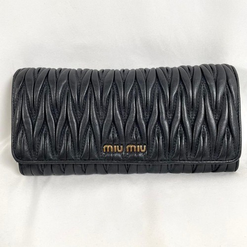 Miu matelasse portafoglio - miu,