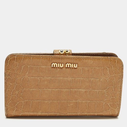 Portafoglio compatto miu - miu,