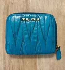 Portafoglio Miu Miu Turchese